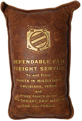 MISSISSIPPI CENTRAL RAILROAD/ LOUISIANA & ARKANSAS RAILWAY PAPERWEIGHT