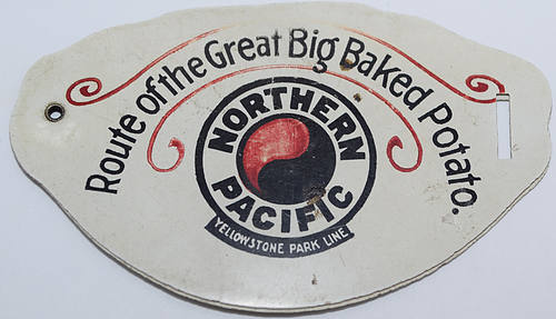 NORTHERN PACIFIC BAGGAGE TAG