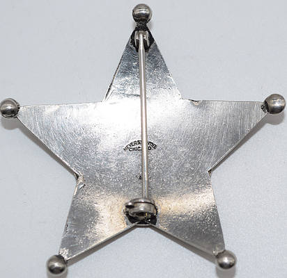 OREGON SHORT LINE RAILROAD CO. POLICE 6 BADGE