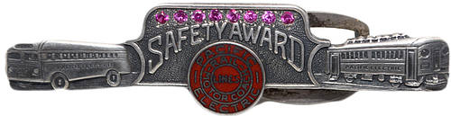 PACIFIC ELECTRIC RAIL LINES MOTOR COACH TIE BAR