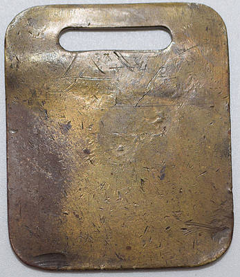 C.D'A & S RY 634 FROM COEUR D' ALENE BAGGAGE TAG