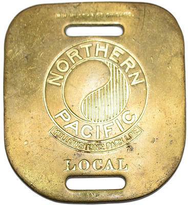 NORTHERN PACIFIC BAGGAGE TAG