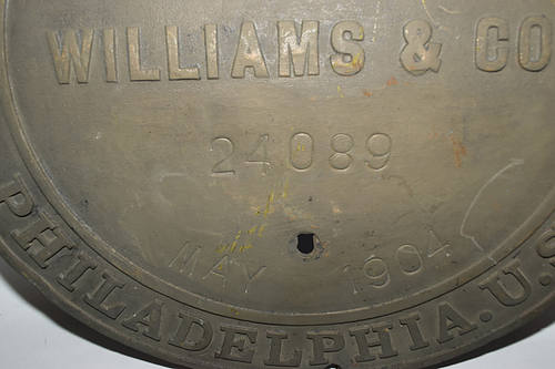 AT&SF BUILDERS PLATE