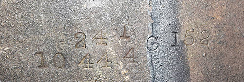 AT&SF BUILDERS PLATE