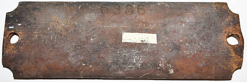 GREAT NORTHERN BUILDERS PLATE