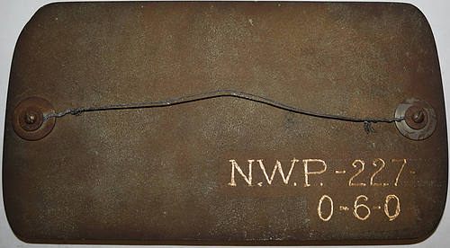 NORTHWESTERN PACIFIC BUILDERS PLATE