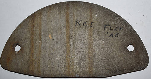 THRALL CAR MANUFACTURING CO BUILDERS PLATE