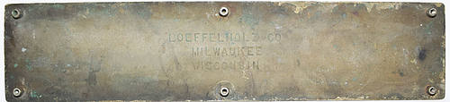 PULLMAN CAR NAMEPLATE