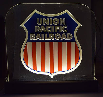 UNION PACIFIC SHIELD SIGN