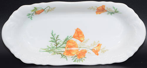 AT&SF CALIFORNIA POPPY DISH