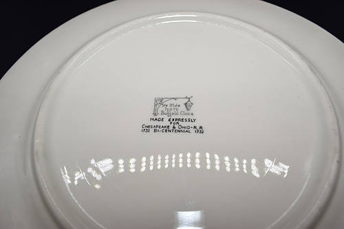 C&O GEORGE WASHINGTON PLATE