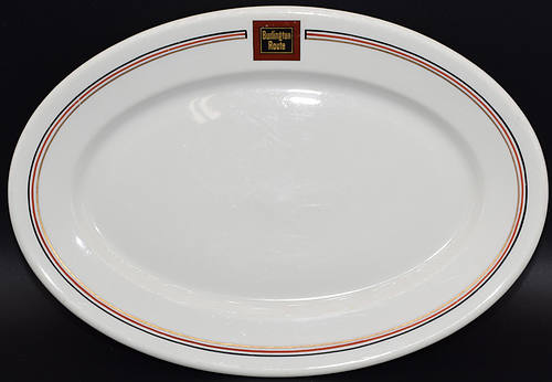 CB&Q ARISTOCRAT PLATTER