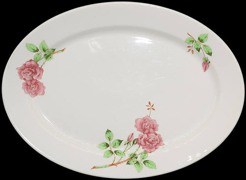 UP PORTLAND ROSE PLATTER
