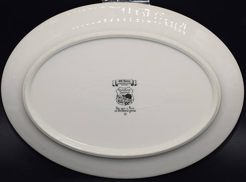 UP PORTLAND ROSE PLATTER