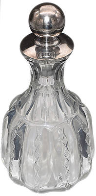 NC&STL GLASS CARAFE