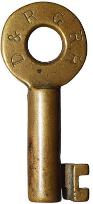 D&RGRR KEY