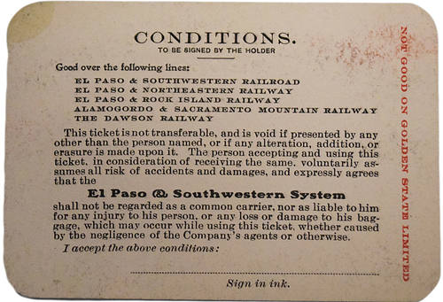 EL PASO & SOUTHWESTERN SYSTEM
