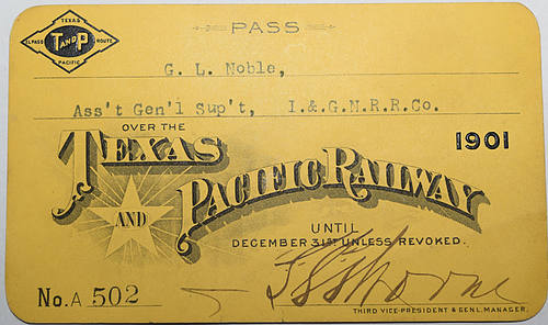 TEXAS & PACIFIC RAILWAY