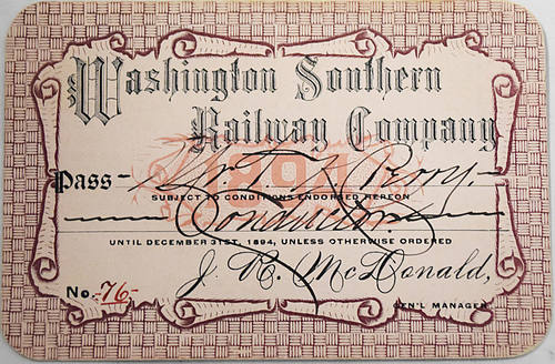 WASHINGTON SOUTHERN RAILWAY COMPANY