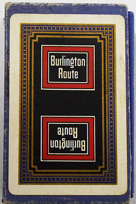 CB&Q BURLINGTON ROUTE CARDS