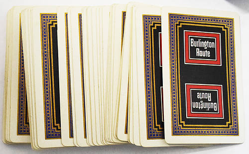 CB&Q BURLINGTON ROUTE CARDS