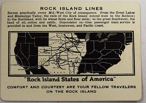 CRI&P ROCK ISLAND CARDS