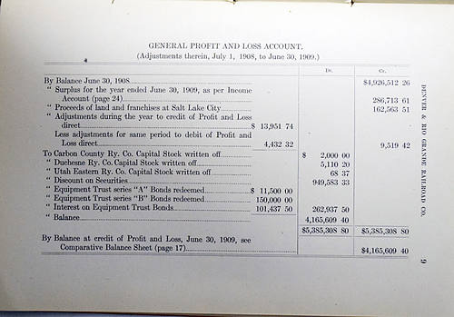 DENVER & RIO GRANDE RAILROAD COMPANY REPORT