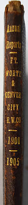 FT WORTH & DENVER CITY RAILWAY COMPANY REPORT