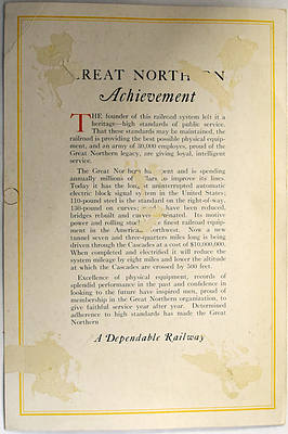 GREAT NORTHERN MENU