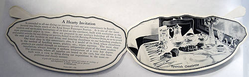 NORTHERN PACIFIC MENU