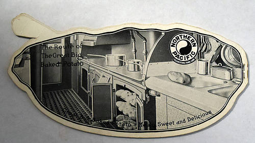 NORTHERN PACIFIC MENU