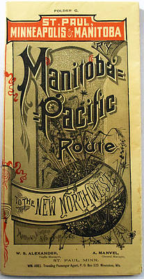 ST PAUL MINNEAPOLIS & MANITOBA RY TIMETABLE