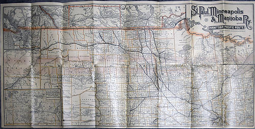 ST PAUL MINNEAPOLIS & MANITOBA RY TIMETABLE