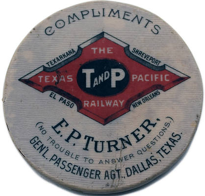 TEXAS & PACIFIC MIRROR