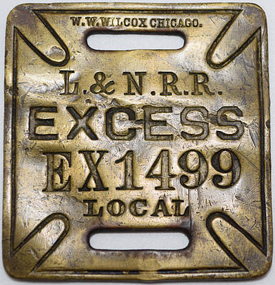 L&NRR EXCESS TAG