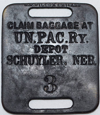 UN. PAC RY DEPOT TAG