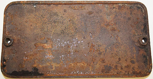 ELGIN JOLIET & EASTERN BUILDERS PLATE