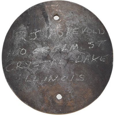 NORFOLK & WESTERN BUILDERS PLATE
