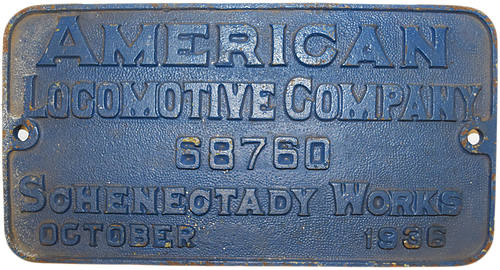 NORTHERN PACIFIC BUILDERS PLATE