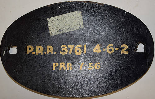 PENNSYLVANIA RR BUILDERS PLATE