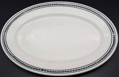 AT&SF BLACK CHAIN PLATTER