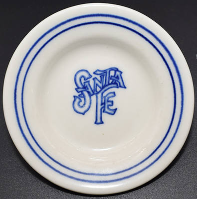 AT&SF BLEEDING BLUE BUTTER PAT