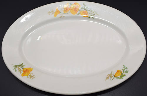 AT&SF CALIFORNIA POPPY PLATTER