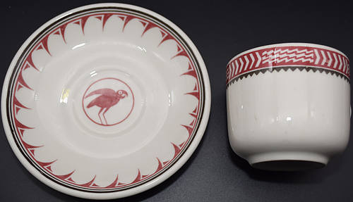 AT&SF MIMBRENO COFFEE CUP & SAUCER