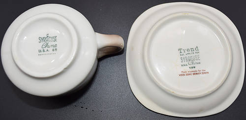 CB&Q CHUCK WAGON COFFEE CUP & SAUCER