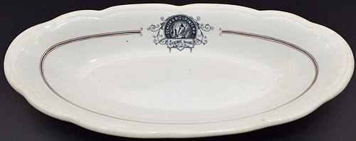 D&RG CURECANTI OVAL DISH
