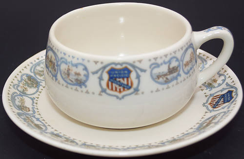 UP HISTORICAL COFFEE CUP & SAUCER