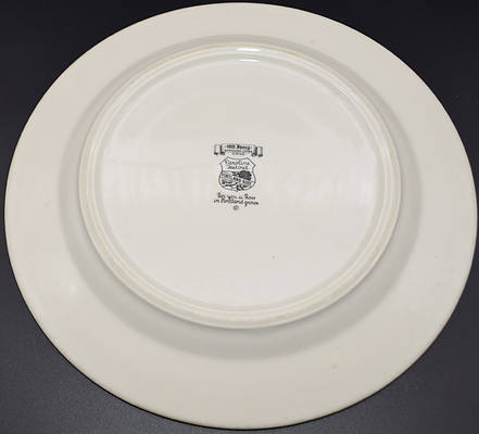 UP PORTLAND ROSE DINNER PLATE