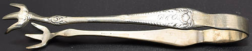 BALTIMORE & OHIO SUGAR TONGS