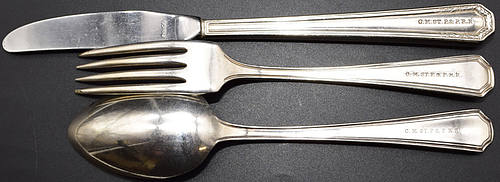 CHICAGO MILWAUKEE ST PAUL & PACIFIC FLATWARE